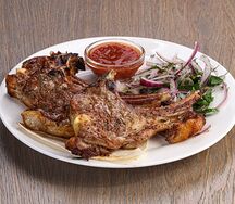 Шашлык из бараньей корейки
