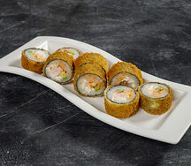 Темпура ролл с креветкой 8шт