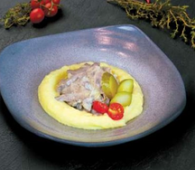 Бефстроганов с пюре