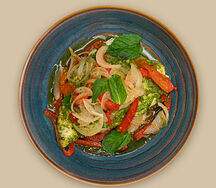 Марсельский папийот из филе дорадо с овощами