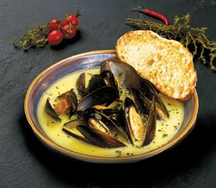 Соте из мидий