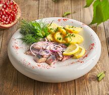 Селёдка с картофелем