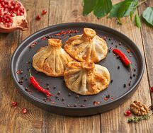 С картофелем и грибами жареные 