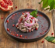 Лобио красный с орехами