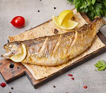 Форель на углях