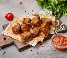 Говяжья печень и сердце