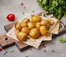 Картофель с курдюком