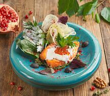 Сёмга в икорном соусе