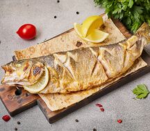 Сибас на углях