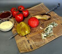 Овощи на углях