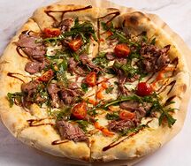 Ростбиф с печеным перцем