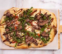 Римская с ростбифом и печеным перцем