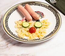 Сосиски с макаронами 