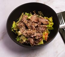 Салат с ростбифом