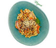 Тепаньяки с овощами