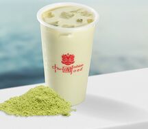 Холодный молочный чай маття