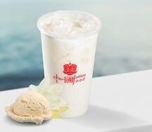 Холодный молочный чай со вкусом ванили