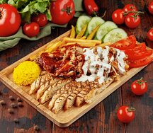 Искандер с креветками