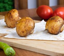 Грибы на мангале