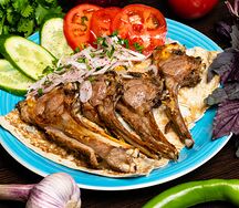 Шашлык из бараньей корейки