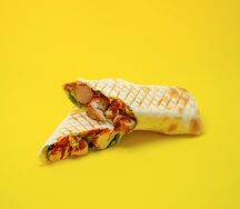 Кебро в лаваше со свининой