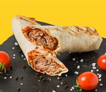 Люля в лаваше с бараниной