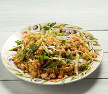 Жареный рис c курицей Cơm rang gà