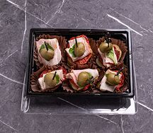 Сет Канапе с сальцем и вялеными томатами