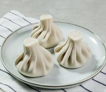 Хинкали из свинины и говядины отварные