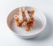 Бородинские гренки с чесноком и пармезаном