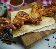 Шашлык из куриных крыльев