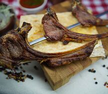 Шашлык из бараньей корейки