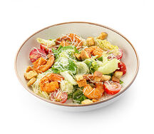 Салат «Цезарь» с креветками