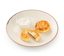 Сырники с яблочной начинкой