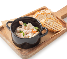 Морепродукты в сливочном соусе