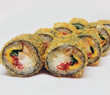 Ролл темпура с копчёной курицей