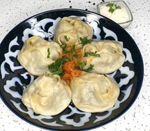 Манты на пару