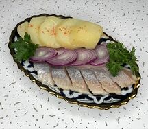 Селедка с картофелем