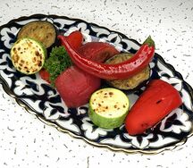 Овощи на мангале