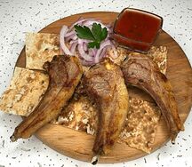 Шашлык из бараньей корейки