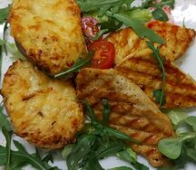 Кура грудка с запечённый картошкой