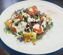 Говядина с соусом дорблю и опятами