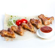 Шашлык из куриных крыльев