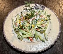 Салат крабовый с огурцом