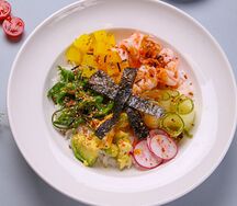 Поке с Тигровыми Креветками