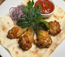 Шашлык из куриных крыльев 