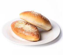 Пирожки печёные яблоко-вишня