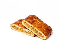 Пирог сдобный с капустой