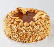 Торт Яблоко в соленой карамели