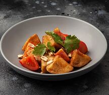 Салат Хрустящие баклажаны